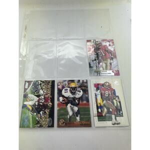 TERRELL OWENS LOT OF 4 FOOTBALL CARDS NFL SAN FRANCISCO 49ERS TOPPS